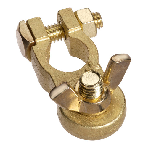 Projecta Heavy Duty Wingnut Brass Battery Positive Terminal (Blister 1)