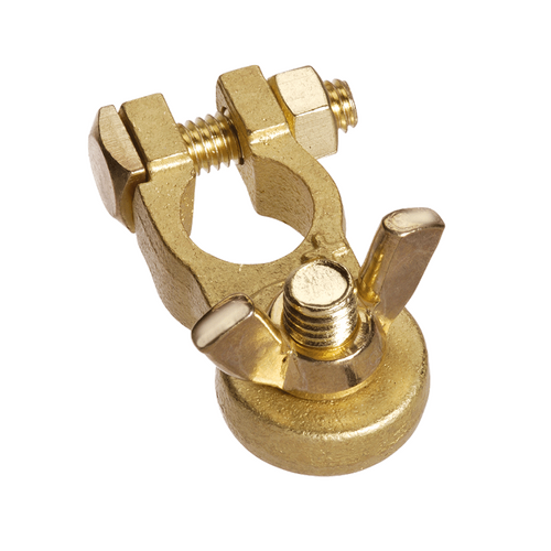 Projecta Heavy Duty Wingnut Brass Battery Positive Terminal (Box 10)