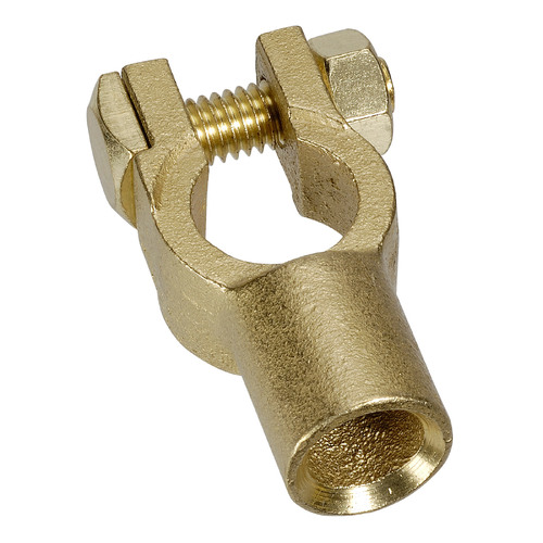 Projecta Heavy Duty Crimp End Entry Brass Battery Terminal 50-70Mm2 (0-00 B&S) (Blister 1)