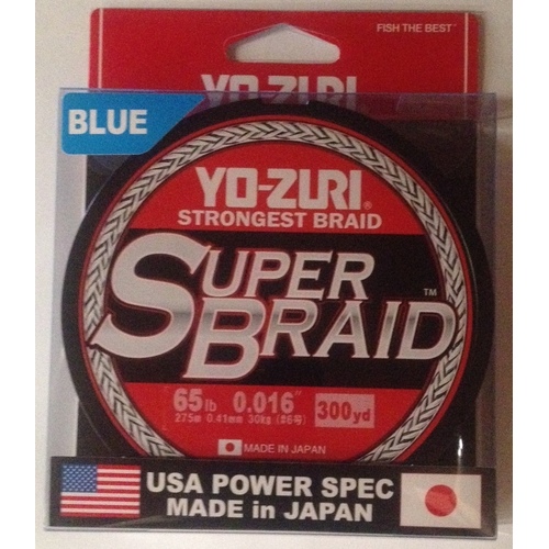 Yo-Zuri SuperBraid Blue 300yd 65lb