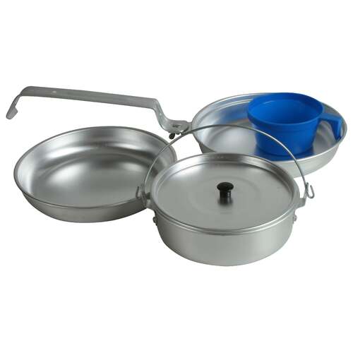 Wildtrak Aluminium Mess Kit 1 Person