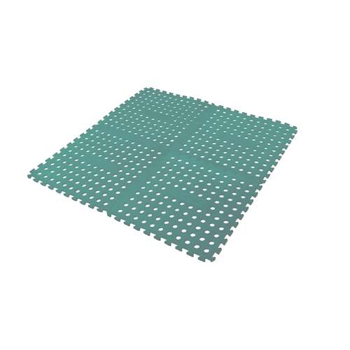 Wildtrak Foam Floor Mats 4Pk Green 600 X 600Mm Cc3004