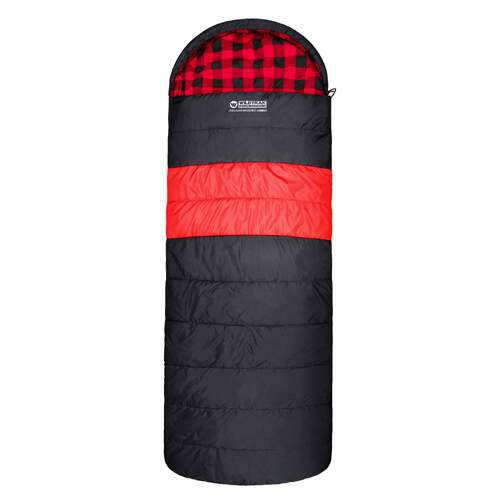 Wildtrak Kalgan Hooded Jumbo Sleeping Bag 230 X 90Cm -2 To -7C