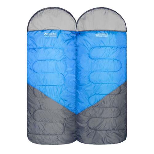 Wildtrak Gascoyne Hooded Twin Sleeping Bags 230 X 70Cm 5 To 10C