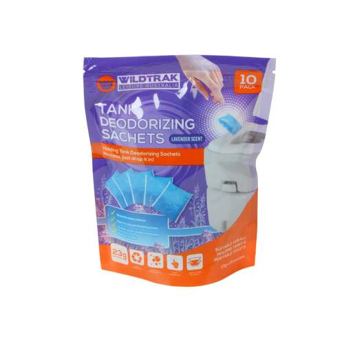 Wildtrak Portable Toilet Deodorising Sachets 10Pk X 23G