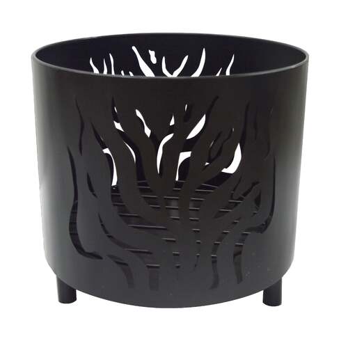 Wildtrak Fire Pit Black 35Cm Round 35X31Cm Fire Pattern