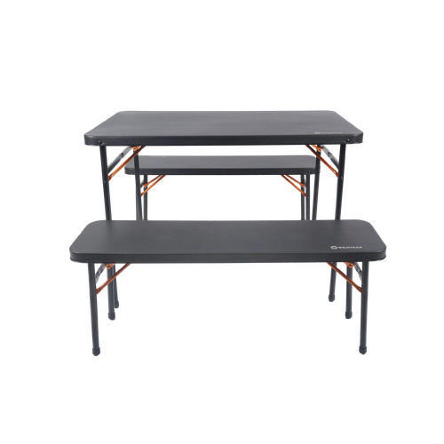 Wildtrak Picnic Table 3Pc 102Cm Black