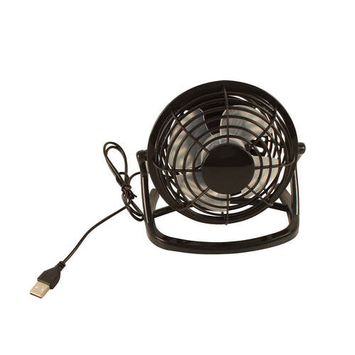 Wildtrak Portable Fan Usb Black 15X17Cm W 85Cm Cable