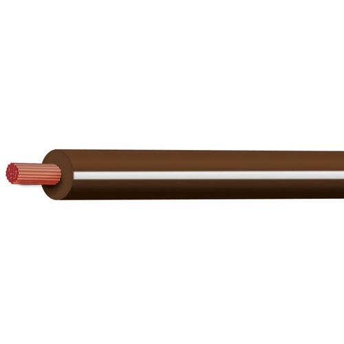 Brown/White 3mm Trace Single Core 30M (Spooled Length)