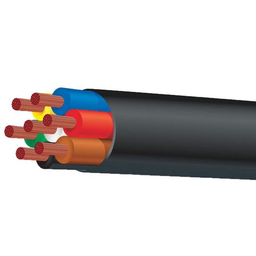 3mm 7 Core Trailer Cable Black Sheath (Sold Per Metre)