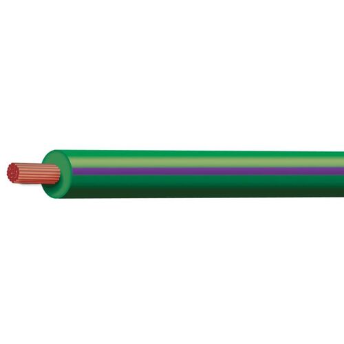 Green/Purple 4mm Trace Single Core 30M (Spooled Length)