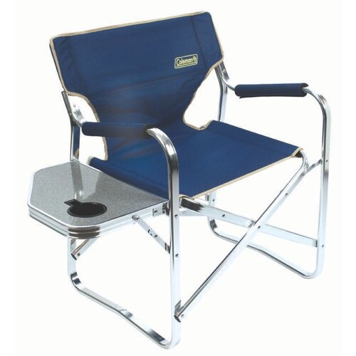 Coleman Chair Flat Fold Director's Plus (Blue)