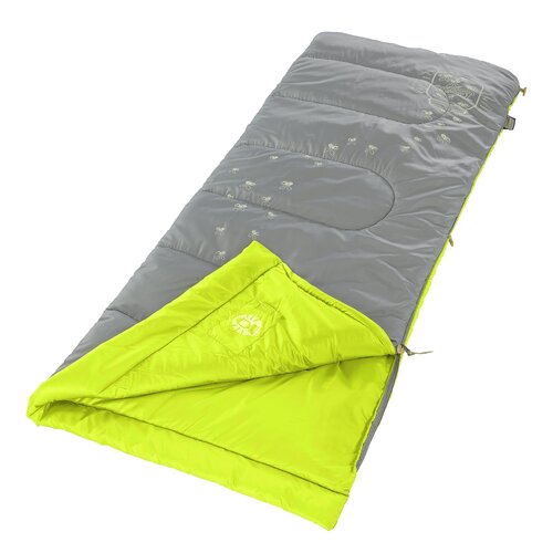 Coleman Sleeping Bag Kids FyreFly Illumi-bug (Green) (+7°C Rating)