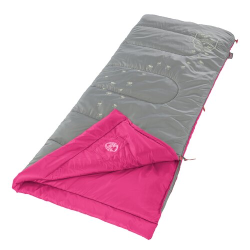 Coleman Sleeping Bag Kids FyreFly Illumi-bug (Pink) (+7°C Rating)