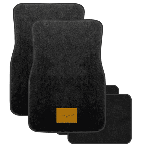 R.M. Williams Carpet Floor Mats Set 4 Blk RMWILLIAMS