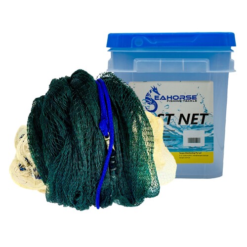 Seahorse 8ft Bottom Pocket - Multi Monofilament Cast Net With 1" Mesh