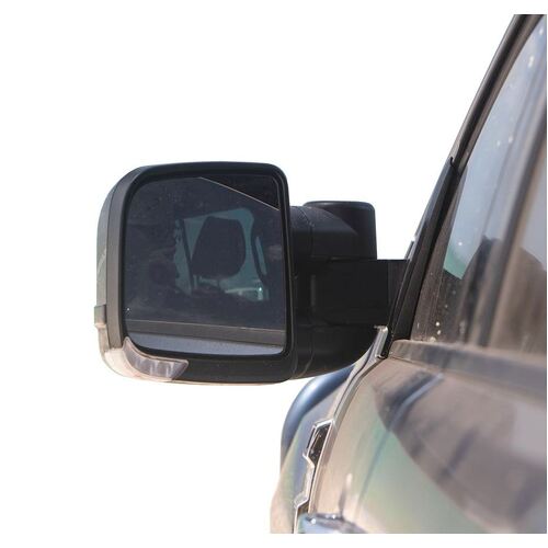 Clearview Towing Mirrors [Original, Pair, Manual, Black] For Lexus LX 470