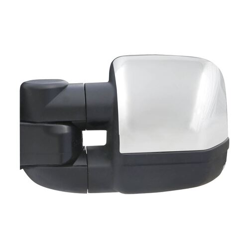 Clearview Towing Mirrors [Compact, Pair, Multi-Signal, Electric, Chrome] For Lexus LX 470