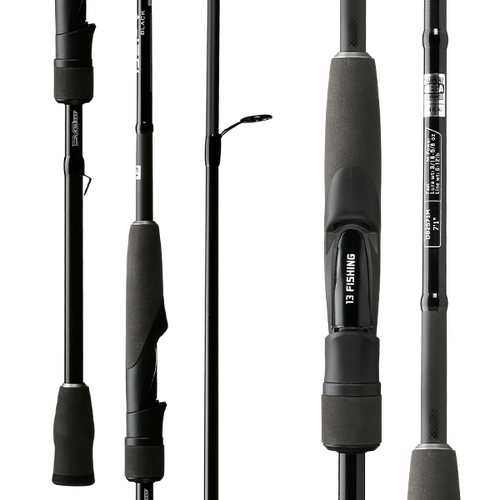 13 Fishing Defy Black Gen 2 - 6'0" 3-8lb Spin Rod - 2pc