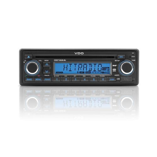 Vdo Vdo Usb/Cd/Bluetooth Tuner 24V Lcd Display Mp3/Aux/Tuner/Usb/Bluetooth/Cd