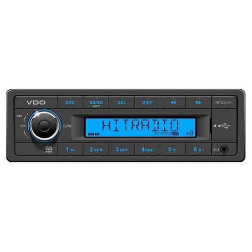 Vdo Radio Only Usb/Mp3/Wma 24V Front Usb Input