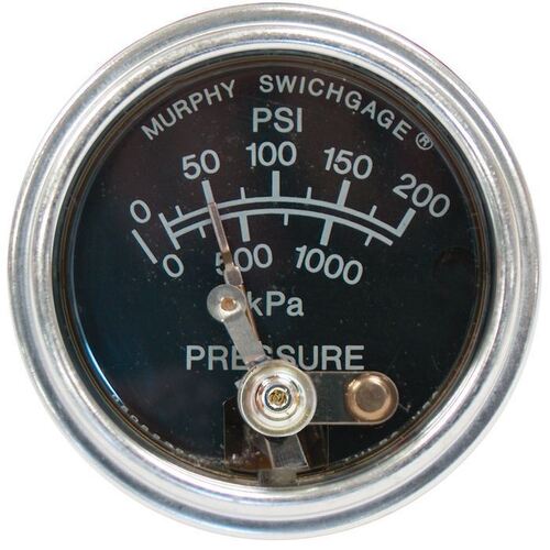 Murphy Murphy Mech Pres Gauge 200Psi