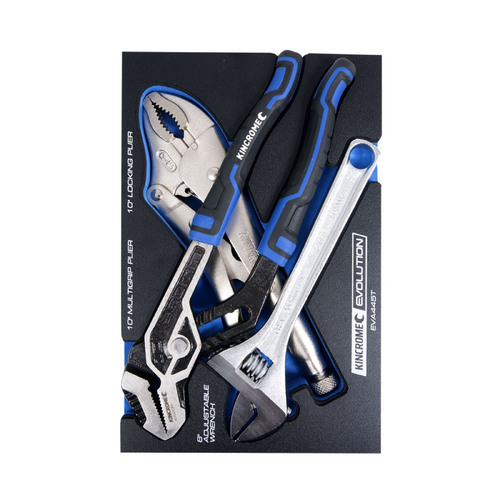 Kincrome Evolution 3 Piece Pliers & Wrench Eva Tray