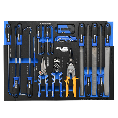 Kincrome Evolution 19 Piece Cut, Hook & Scrape Eva Tray