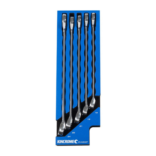 Kincrome Truck Box 5 Piece Combination Spanners Eva Tray