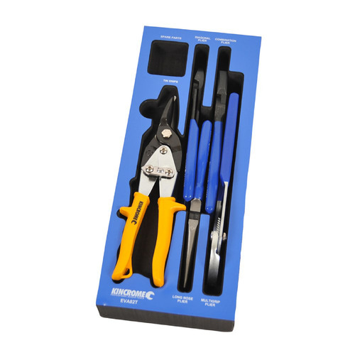 Kincrome Truck Box 5 Piece Pliers & Tin Snips Eva Tray