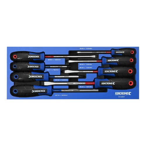 Kincrome Truck Box 8 Piece Torquemasterft Screwdriver Eva Tray