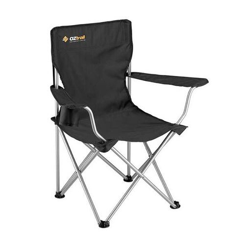 Oztrail Classic Arm Chair Black