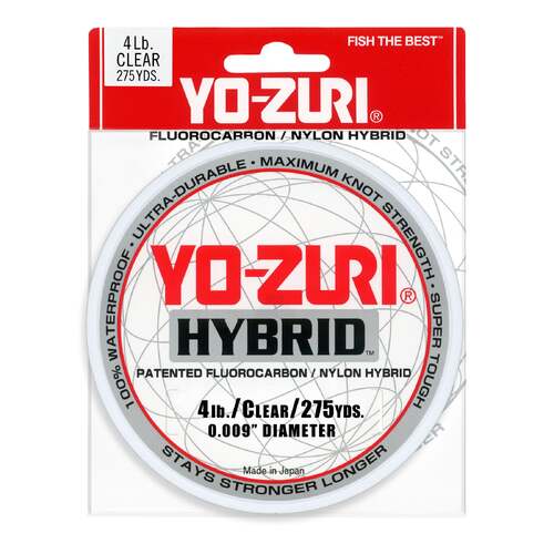 Yo-Zuri Hybrid Floatuorocarbon - Camo Green 275yd - 4lb