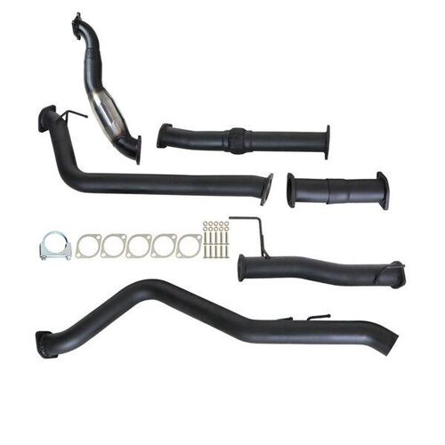 Holden Colorado RC 3.0L 4Jj1-Tc 2008 - 2010 3" Turbo Back Carbon Offroad Exhaust Cat & No Muffler