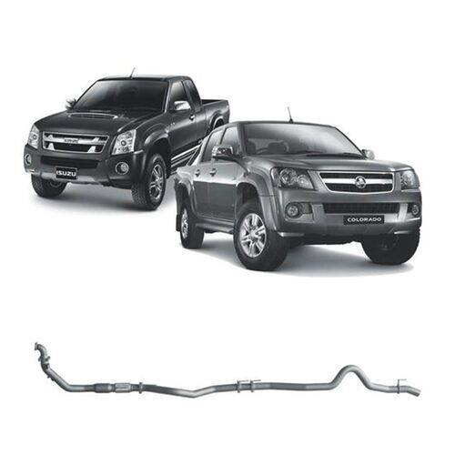 Redback Exhaust For Holden Rodeo / Colorado 2007 - 2012 4JJ1-TCX 3.0 Litre High Flow Catalytic Converter - Pipe Only 