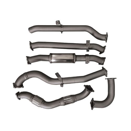 Hulk 4x4 Exhaust Kit To Suit Toyota Landcruiser 79 Ser S/Cab 4.5L V8 T/D S/Stl