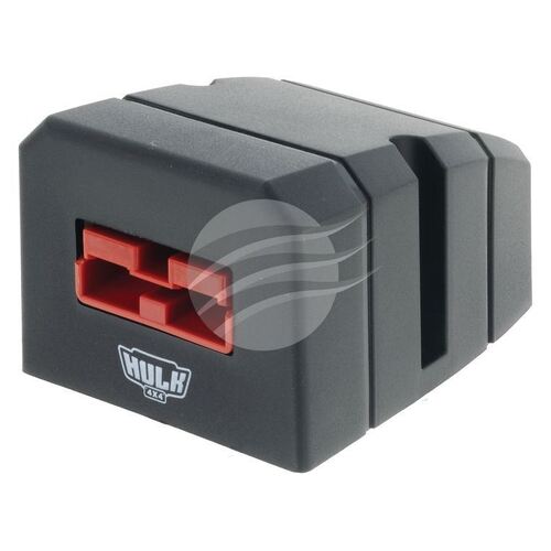 Hulk 4x4 Single Surface Mount Housing 50Amp Ando Style Plug Red