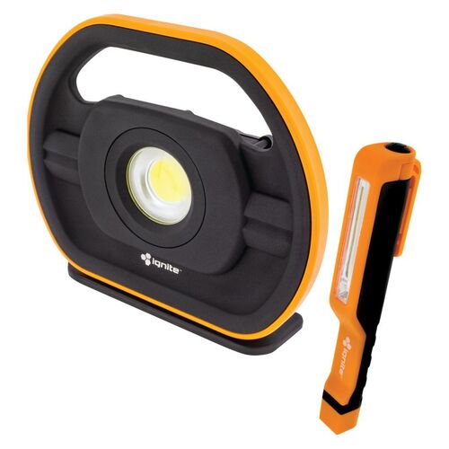 Ignite Led Work lamp Bonus Pack Inc Free Torch *Comes With Iil7709C *