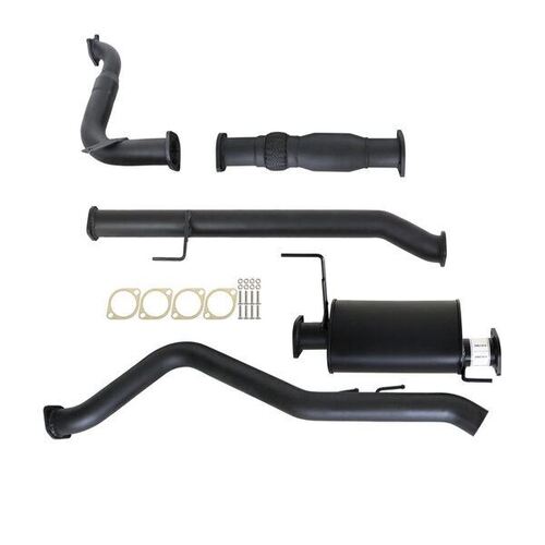 Isuzu D-Max Tf 3.0L 4JJ1-TCX 6/2010 - 9/2016 3" Turbo Back Carbon Offroad Exhaust With Cat & Muffler