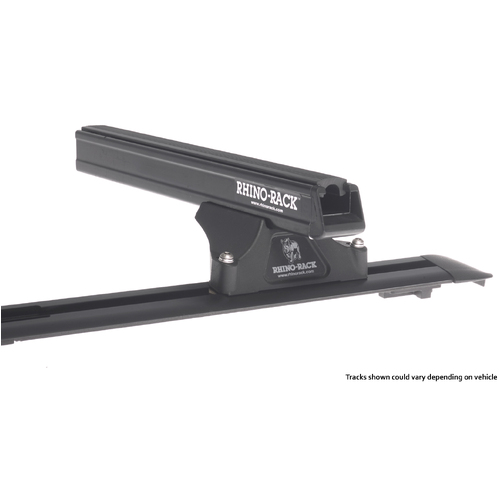 Rhino Rack Heavy Duty RLTP Black 2 Bar Roof Rack to suit CITROEN Berlingo  2dr Van 99 to 09