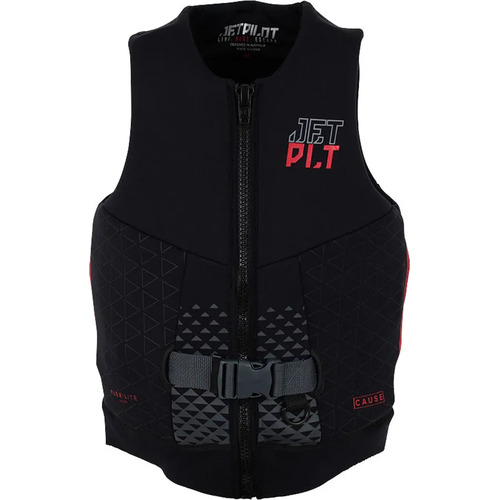 Jetpilot Cause F/E Mens Neo Life Jacket L50S - Black/Red X-Large