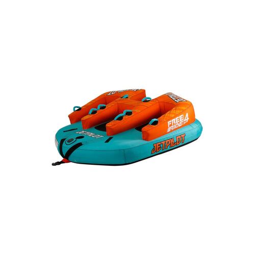 Jetpilot 2023 Freeride JP4 Towable Tube - Teal/Orange