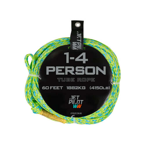 Jetpilot 1-4 Person Tube ROPE Green