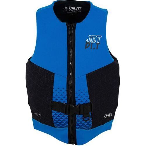 Jetpilot Cause F/E Mens Neo Life Jacket L50S - Blue Large