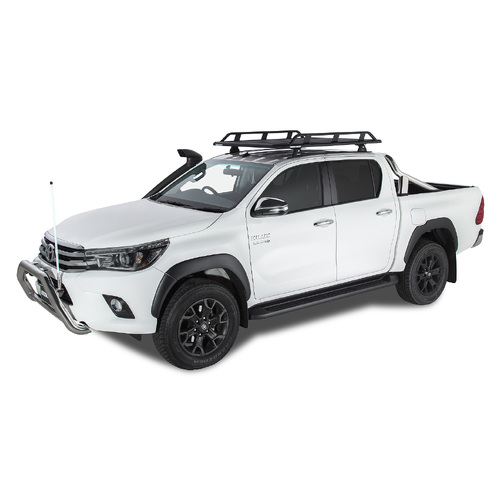 Rhino Rack Pioneer Tradie (1528mm x 1236mm) RLT600 to suit TOYOTA Hilux Gen 8 4dr Ute Double Cab 15 to 