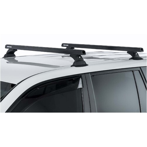 Rhino Rack Heavy Duty RCH Black 1 Bar Roof Rack (Front) to suit VOLKSWAGEN Amarok 2H 2dr Ute Single Cab 12 to 23