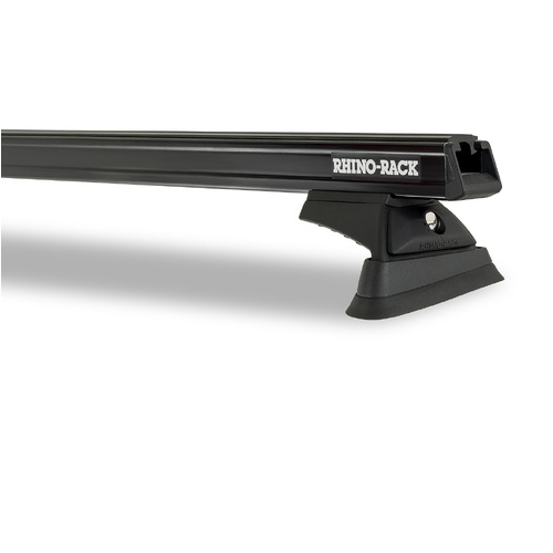 Rhino Rack Heavy Duty RCL Black 2 Bar Roof Rack to suit TOYOTA Kluger (GXL/Limited) Gen3, XU50 5dr SUV With Flush Rails 14 to 21