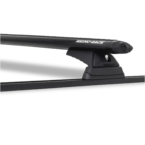 Rhino Rack Vortex RCL Trackmount Black 2 Bar Roof Rack to suit MAZDA MPV LW 4dr Wagon 99 to 02