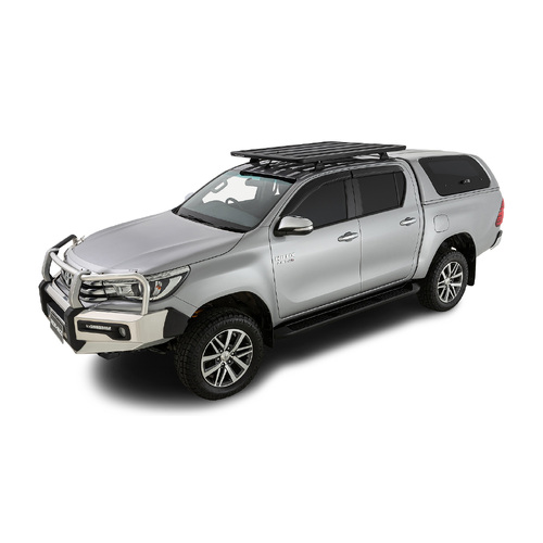 Rhino Rack Pioneer Platform (1528mm x 1236mm) with RCH Legs to suit TOYOTA Hilux Gen 8 4dr Ute Double Cab 15 to 