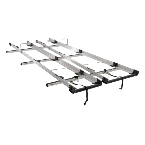 Rhino Rack Multislide Double 3.0m Ladder Rack System to suit TOYOTA Hiace Gen 6 2dr Van LWB 19 to 